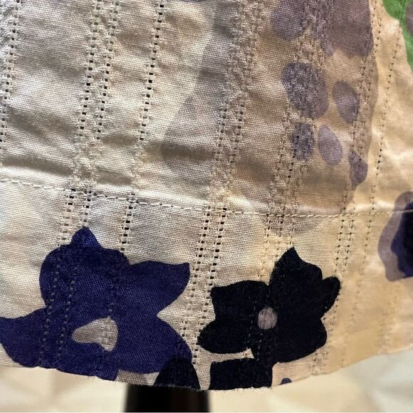 Boden Floral Mini Dress lightweight slim fit 100% cotton unlined sz 4 Petite 4P - Picture 12 of 16